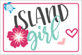 Island Girl Metal Sign image 0