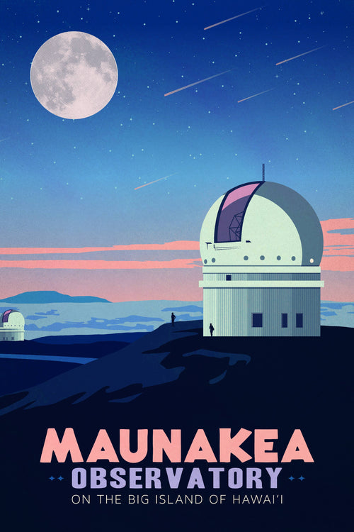 8" x 12" AA Maunakea Metal Sign • Made in Hawaii image 0