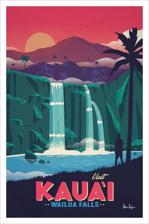8" x 12" AA Kauai Metal Sign • Made in Hawaii image 0