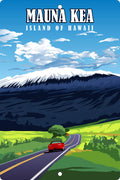 8" x 12" Maunakea Road Metal Sign image 0
