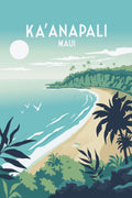 Ka'anapali Maui Metal Sign image 0