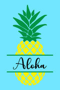 Aloha Pineapple Metal Sign image 0