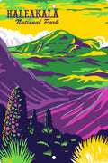 8" x 12" Haleakala WPA Maui Metal Sign image 0